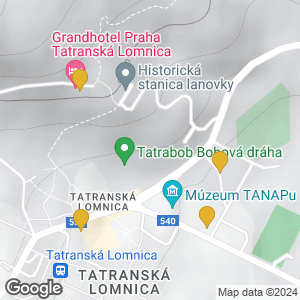 Mapa Tatranská Lomnice